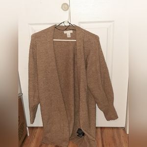 XS Tan H&M cardigan